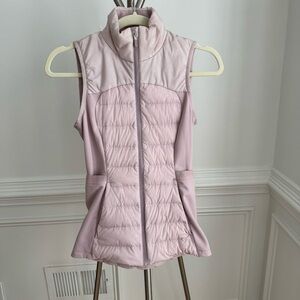 Lululemon Puffer Light Purple Vest Size 2